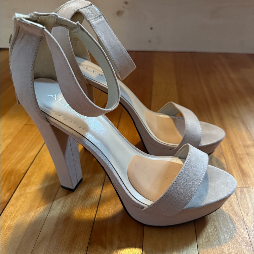 ALDO Women's Cream High Heel Sandals